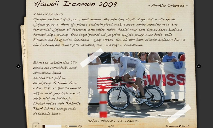 Aini Hawaii Ironman 2009 päevik